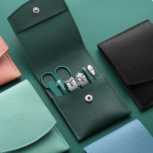 Ensemble de manucure portable de luxe 7 pièces, kits de pédicure, ensemble de coupe-ongles colorés, outils de soins personnels, ciseaux à sourcils - Product Image 6