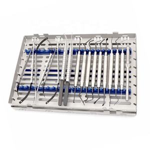 Kit de Cirugía Dental Vista Tunneling, Elevador Básico con Instrumentos Quirúrgicos Manuales de Acero Inoxidable, Reutilizables, Certificados CE por GS - Product Image 2