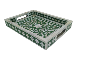 PERFECT ENTERPRISES Plateau classique fait main avec incrustation de mousse pour cuisine, maison, hôtel – Qualité supérieure des artisanats indiens - Product Image 5