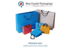 Sacs en papier pour vêtements d'usine, sacs cadeaux avec poignée, sacs de luxe pour mariage/bijoux/cosmétiques - Product Image 5