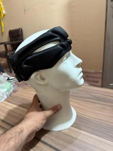 Protective EVA <b>Head</b> Guard with Air Vents for Boxing Adults Unisex Universal <b>Style</b> Solid Black Hook & Loop Closure - Product Image 6