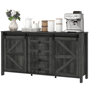 Buffet de style scandinave de luxe écologique pour salle à manger, cuisine, entrée de ferme et rangement en sous-sol - Product Image 2