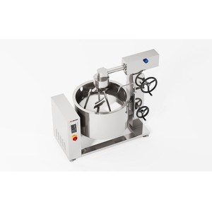 Olla de vapor con inducción y revestimiento giratorio Amicook 380V/440V, modelo resistente al calor, motorizada, con 3 cuchillas, apta para guisos y verduras. - Product Image 4