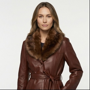 Abrigo de Cuero para Mujer, Invierno 2025, Alta Calidad, Estilo Regular, Tejido de Lona, Hecho en Pakistán, Última Moda, Cómodo, Personalizable - Product Image 1