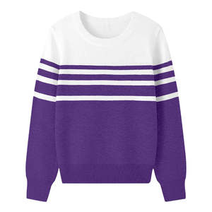 Pulls tricotés unisexes de qualité supérieure 2026, hautement personnalisables, anti-plis, 100 % coton, col rond, manches longues, chauds, vente en gros - Product Image 5