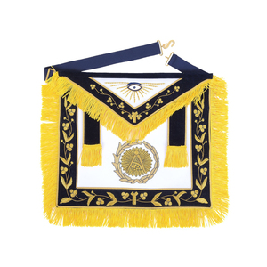 Delantal Ceremonial de Gran Maestro de Terciopelo Negro, Regalia de Lujo, Delantal de Gran Maestro de Alta Calidad, Productos Directos de Fábrica - Product Image 1