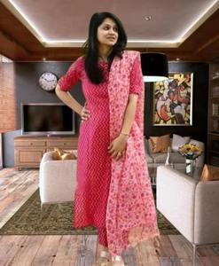 ชุดเอธนิคสำหรับผู้หญิง สวมใส่ได้ทุกวัน มีสินค้าพร้อมส่งทั่วประเทศ ชุดคุรตะผ้าคอตตอนผสมพิมพ์ลายทั้งตัว สำหรับขายส่ง เหมาะสำหรับการขายที่มีการค้าขายสูง - Product Image 6