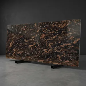 Best Quality Begera Brown Granite Natural <b>Stone</b> Slab Smooth Finish Premium Material for Construction and Interior Decoration - Product Image 3