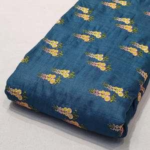 Premium Multi Embroidery Fabric Women Fashion Fabric Designer Embroidery Fabric Party Wear Fabric Luxury Fabric - Product Image 3