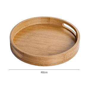 Plateau de service en bois le plus vendu pour la décoration de la maison, les plats et les fruits, article artisanal fabriqué à la main en Inde - Product Image 6