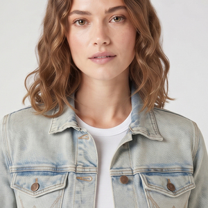 Custom High Quality Vintage <b>Denim</b> <b>Jacket</b> OEM Men's <b>Denim</b> Jeans <b>Jacket</b> Casual Outwear Jeans <b>Jacket</b> <b>Denim</b> Button Up Coat Mens - Product Image 3