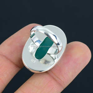 Anillo Chapado en plata de ley 925, joyería hecha a mano, regalo de aniversario de anillo de uso diario, regalo de anillo de mujer para ella - Product Image 4