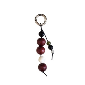 Hot Selling Multi Color Beaded Keychain Metal Ring Pendant Stylish Key Holder Bag <b>Charm</b> Car <b>Keyring</b> Fashion Gift Item - Product Image 1