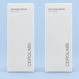 Sérums faciaux coréens CEROLABS Korean K-Beauty Soothing Serum Fabriqué en Corée 30 ml Acide hyaluronique soin de la peau - Product Image 5