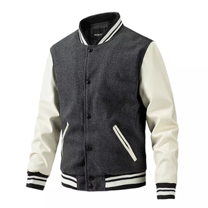 OEM Manufacturer's High Quality <b>Slim</b> <b>Fit</b> Baseball Varsity <b>Jacket</b> for Men Latest Fashion Design for Winter College Varsity - Product Image 6