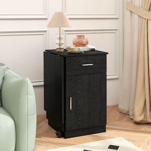 Scrivania Pieghevole per Computer da Casa e Ufficio con Cassetto e Armadietto, Pratica Scrivania per Computer - Product Image 3