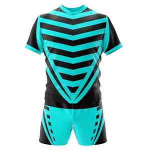 Uniforme de rugby d'automne de qualité professionnelle, 100% polyester, respirant, séchage rapide, manches courtes, personnalisable avec le nom de l'équipe, le logo et les positions - Product Image 6