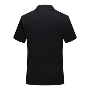 OEM Customized 100% polyester solid color short-sleeved T-<b>shirt</b> with embroidered logo, solid color <b>work</b> clothes <b>POLO</b> <b>shirt</b> - Product Image 1
