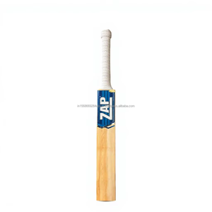 Bate de Críquet Ligero de Madera ZAP Middler de Moda |   Red de entrenamiento y bate para práctica de precisión, sincronización y coordinación mano-ojo - Product Image 1