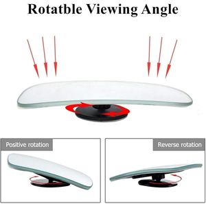 Specchietto universale rettangolare regolabile per angolo cieco auto, ausiliario grandangolare con adesivo, 2 pezzi per tutte le auto - Product Image 4