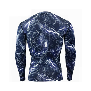 Chemises de compression pour hommes, dernière tendance, vente chaude, vêtements de fitness confortables, 100% coton - Product Image 2