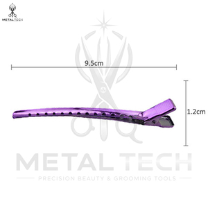 Lot de 6 pinces à cheveux pour le coiffage et la séparation des mèches, pinces antidérapantes, pinces de séparation en acier inoxydable pour le séchage des cheveux - Product Image 6
