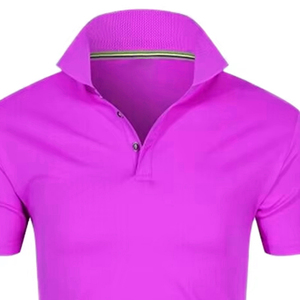 Polo décontracté violet à manches courtes, tissu léger et confortable, coupe classique, qualité supérieure, design classique, pour un usage quotidien - Product Image 2