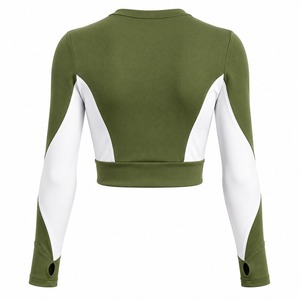 Fresh Drop Women's Custom Yoga Set Seamless Activewear High Waist Leggings Breathable Sports Bra Wholesale Clothing Factory - Product Image 3