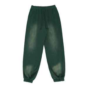 Pantalon cargo ample et respirant en molleton 100 % coton enduit PU pour femme, taille mi-haute, effet vieilli, collection Hiver 2026 - Product Image 5