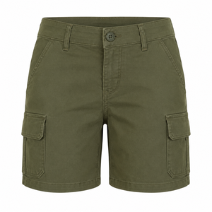 Shorts Casuales para Mujer, 100% Algodón, Secado Rápido, Antiarrugas, Color Personalizado, Logotipo Estampado en Serigrafía, Gran Venta - Product Image 6