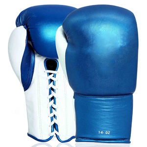 Top Quality Custom Made New Design Contest Lace-up MMA Gold Boxing Sparring <b>Gloves</b> 100% Original Leather Make Boxing <b>Gloves</b> - Product Image 2