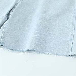 Pantalones Cortos Vaqueros Elásticos Casuales de Moda para Hombre 2025, Shorts de Mezclilla Azul y Negro, Pantalones Cortos de Lona para Hombre, Estilo Urbano - Product Image 5