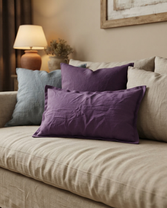 For Plain Square 45cm Linen Look <b>Cushion</b> Cover Decorative Throw Pillowcase for Home Hotel & Hospital Use - Product Image 2