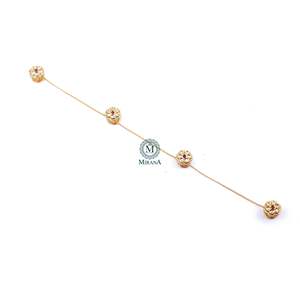Krish Ruby Polki Designer Kurta Buttons-Brass Material - Product Image 1
