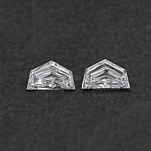 Epaulette Shape Diamond LGD Loose Pair 1.00 Carat Total Weight VVS1 Clarity IGI Certified Lab Grown Color <b>D</b> <b>Model</b> SD5 Wholesale - Product Image 1