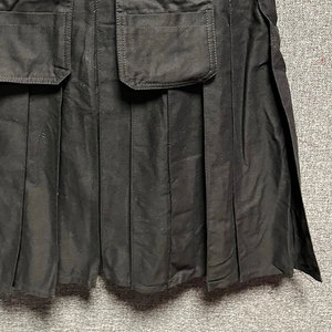 Kilt écossais en gros, kilt utilitaire avec plusieurs poches de rangement, couleur noire, 2026 - Product Image 5