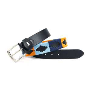 Factory Wholesale Custom Genuine Leather Polo <b>Belt</b> <b>Mens</b> Hand <b>Woven</b> Gaucho <b>Belt</b> Custom Brass Hardware OEM Bags Cases LPB-0110 - Product Image 1