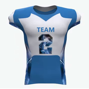 Camisetas de Fútbol Americano para Adultos de Alta Calidad al por Mayor, Corte Automatizado, Camisetas de Fútbol para Práctica, Personalización Profesional - Product Image 2