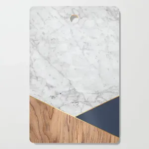 Tabla de cortar reversible de madera gruesa a precio económico con ranura para jugos, tabla de cortar grande, tablas de charcutería personalizadas - Product Image 1