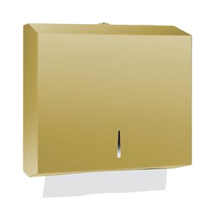 Wall Mount Brass <b>Paper</b> <b>Holder</b> Rectangular Modern Minimalist Design for Toilet Use - Product Image 1