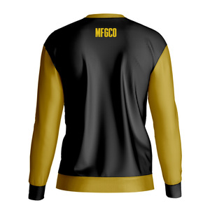 Vente en gros de pulls en coton fin pour hommes, manches longues, col rond, couleur unie, noir, blanc, gris, t-shirts à manches longues pour hommes - Product Image 4
