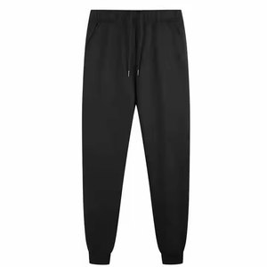 Custom Chenille <b>Embroidery</b> Casual Solid Sweatsuit Side Seam Sleeve Zipper Stacked Men's Flared Sweatpants Two-Piece <b>Sets</b> - Product Image 3