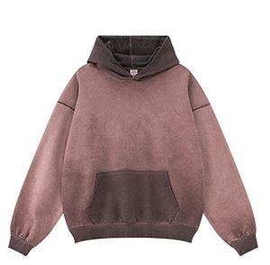 เสื้อฮู้ดดี้ผ้าเฟรนช์เทอร์รี่แบบวินเทจสั่งทำพิเศษ ทรงปกติ หนานุ่ม สำหรับฤดูหนาว ซิปหน้า น้ำหนัก 430 กรัม ไม่มีลาย - Product Image 2