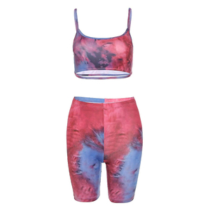 Ensemble de leggings et soutien-gorge de sport sans coutures pour femmes, dernières tendances en matière de vêtements de yoga et de fitness, shorts de yoga - Product Image 1