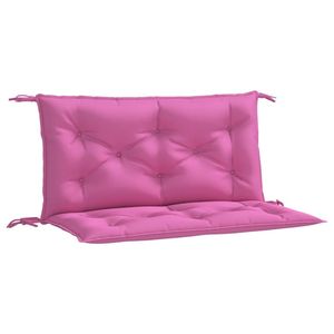 Ensemble de 2 coussins de banc de jardin en polyester rose, 39,4 x 19,7 pouces - Product Image 2
