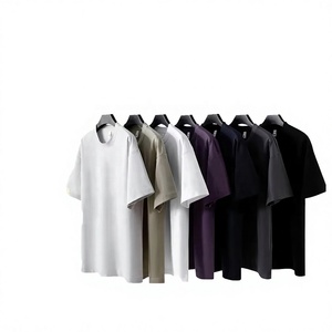 เสื้อยืดแขนสั้นผู้ชาย สีพื้น คอกลม ทรงปกติ สวมใส่สบาย ผ้าฝ้ายเจอร์ซีย์ถัก 100% ดีไซน์เรียบ - Product Image 1