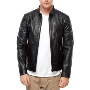 Top Trending Wholesale Custom Cowhide <b>Leather</b> <b>Jackets</b> for Men Windproof Breathable Quick Dry High Street Style - Product Image 4