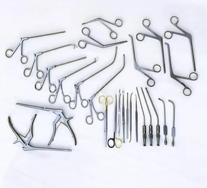 Ensemble d'instruments chirurgicaux FESS en acier inoxydable de qualité supérieure, instruments fonctionnels endoscopiques pour la chirurgie des sinus, instruments médicaux réutilisables CE ISO - Product Image 1