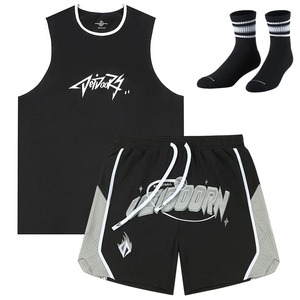 ชุดบาสเก็ตบอลสไตล์ใหม่ล่าสุด ดีไซน์ใหม่ ชุดบาสเก็ตบอลแบบไม่มีแขนเสื้อ - Product Image 1