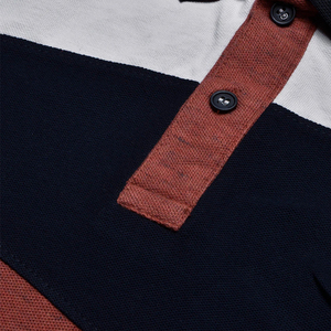Créez votre propre logo, nouveau design, polos décontractés pour hommes, tricotés, imprimés sur le devant, couleur unie, respirants, en polyester/coton. - Product Image 2